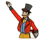 5 reel circus man symbol icon