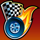 5 reel drive race symbol icon
