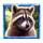 5 wild wolves racoon symbol icon