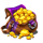 5k gold mine gold bag symbol icon