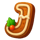64 presents hold and win gingerbread j symbol icon