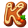 64 presents hold and win gingerbread k symbol icon