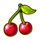 6 fruits deluxe cherry symbol icon