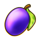 6 fruits deluxe plum symbol icon
