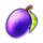 6 fruits plum symbol icon