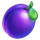 7777 bonus combo purple plum symbol icon