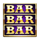 777 blazing 4 blitz purple bar symbol icon