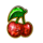 777 diamond strike cherry symbol icon