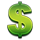 777 dollar symbol icon