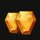 777 gems orange symbol icon