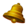 777 golden hit bell symbol icon