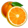 777 spooky hit oranges symbol icon