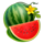 777 spooky hit watermelon fruit symbol icon