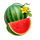 777 summer hit watermelon symbol icon
