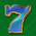 777 super strike blue seven symbol icon