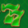 777 super strike green seven symbol icon