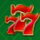 777 super strike red seven symbol icon