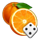777 valentines gifts dice orange symbol icon
