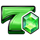 777 wheel blitz green seven symbol icon