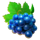 777 xmas gifts grapes symbol icon