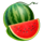 777 xmas gifts watermelon symbol icon