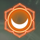 7 chakras orange symbol icon