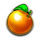 7 fruits orange symbol icon