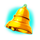 7 gold fruits bell symbol icon