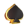 7 gold gigablox spades symbol icon