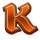 7 shields of fortune k symbol icon