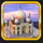 7 wonders tajmahal symbol icon