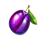 7s luck plum symbol icon