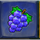 81 gold cascade grape gems symbol icon