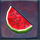 81 gold cascade watermelon slice symbol icon