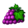 81 joker fruits grape symbol icon