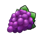 81 super wild fruits grape symbol icon