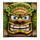 8 balls of fire blazing bounty tiki mask symbol icon