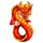 9 dragon kings red dragon symbol icon
