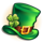 9 pots of gold hat symbol icon