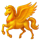 9 thunderbolts gold pegasus symbol icon