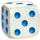 a fistful of coins dice 5 symbol icon