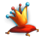 a hopping kiss crown symbol icon