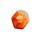 a hopping kiss orange symbol icon