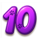ace and flip 10 symbol icon