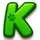 ace and flip k symbol icon