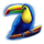 action boost amber island toucan symbol icon