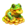 action boost fortune frog symbol icon