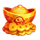 action boost fortune gold symbol icon