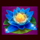 adorned peacock lotus symbol icon