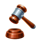 advance to gold gavel symbol icon